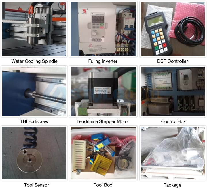 小型企業迷你桌面數控雕刻機主要部件