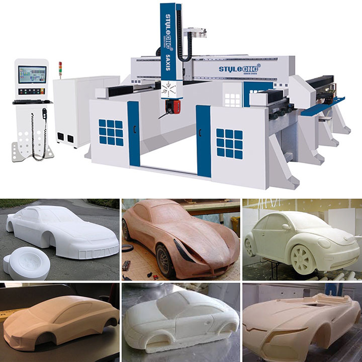 五軸數控雕刻機車身制造項目