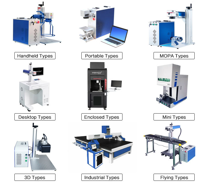 用于彩色標記的光纖激光雕刻機