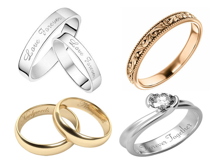 3D旋轉(zhuǎn)激光雕刻銀和金戒指項(xiàng)目