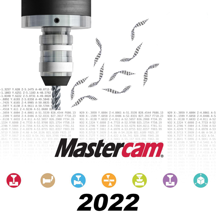 MasterCAM的 2022