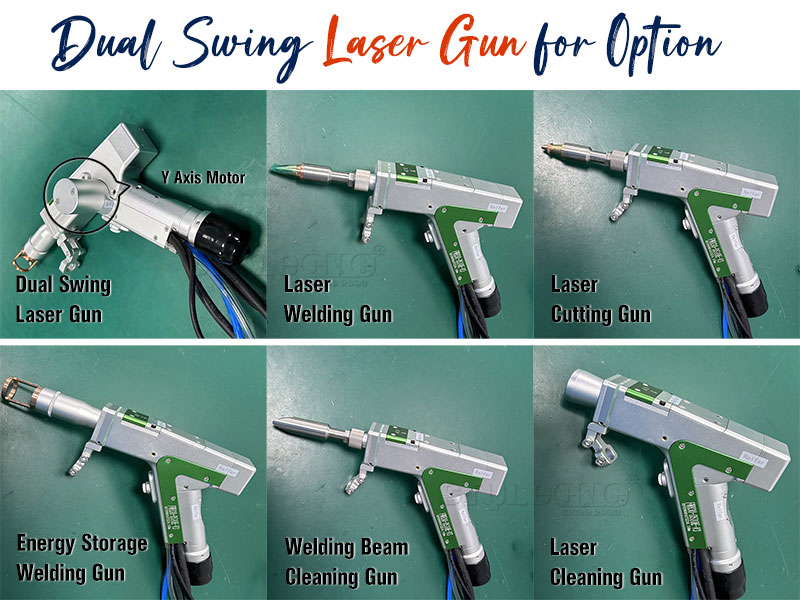 雙擺激光焊接、清洗、切割槍