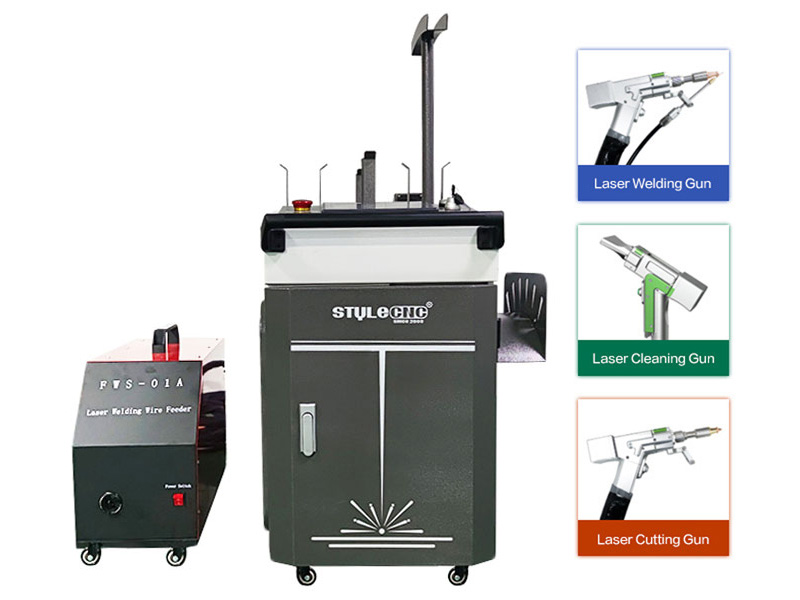 三合一手持式激光焊接、清洗、切割機